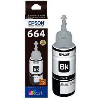 EPSON TINTA T664 L200 NEGRO 70ML