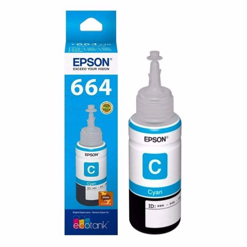 EPSON TINTA T664 L200 CYAN 70ML