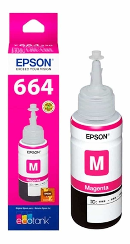 EPSON TINTA T664 L200 MAGENTA 70ML