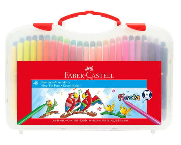 FABER CASTELL PLUMON 45 FIESTA X48 RIGIDO