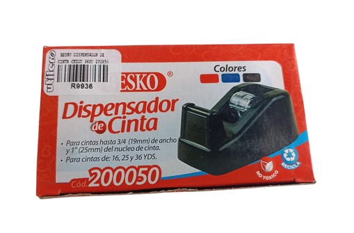 BESKO DISPENSADOR DE CINTA CHICO 36YD 200050