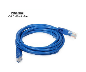 CABLE DE RED PATCH CAT6 CORD 10MT 