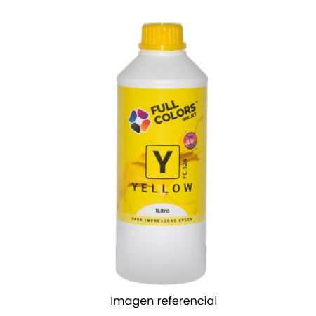 FULLCOLORS TINTA FC-124 EPSON AMARILLO 1LT