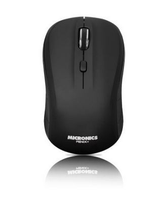 MICRONICS MOUSE FENIX+ BLACK MIC M720DB BLUETOOTH + WIFI INALAMBRICO