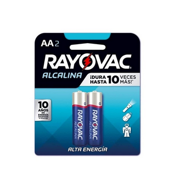 RAYOVAC PILA ALCALINA AA 2UND