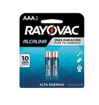 RAYOVAC PILA ALCALINA AAA  2UND