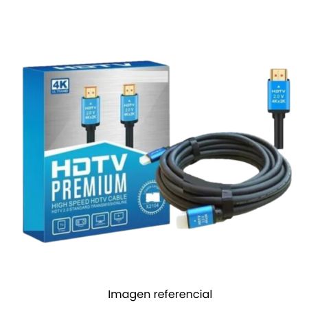 CABLE HDMI 4K PVC 5MT PREMIUM