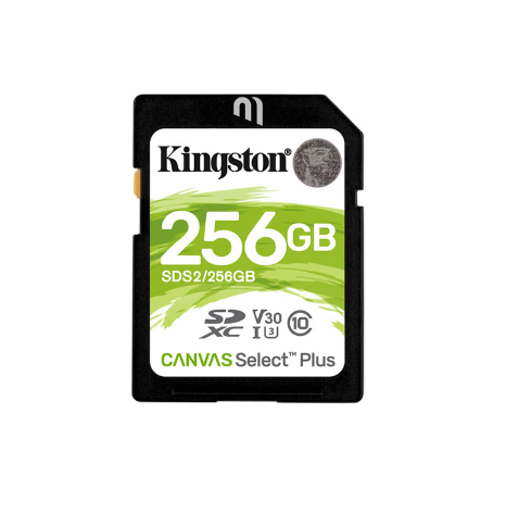 KINGSTON MEMORIA SDHC 256GB 100MB/S C10 UHS-I PARA CAMARAS