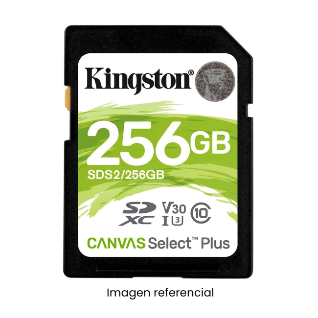 KINGSTON MEMORIA SDHC 256GB 100MB/S C10 UHS-I PARA CAMARAS