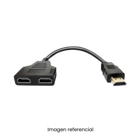 ADAPTADOR HDMI MACHO A 2 HDMI HEMBRAS