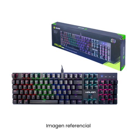 HALION TECLADO GAMER MECANICO STELLAR HA-KG916