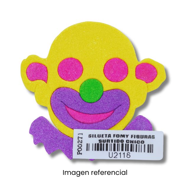 SILUETA FOMY FIGURAS SURTIDO CHICO