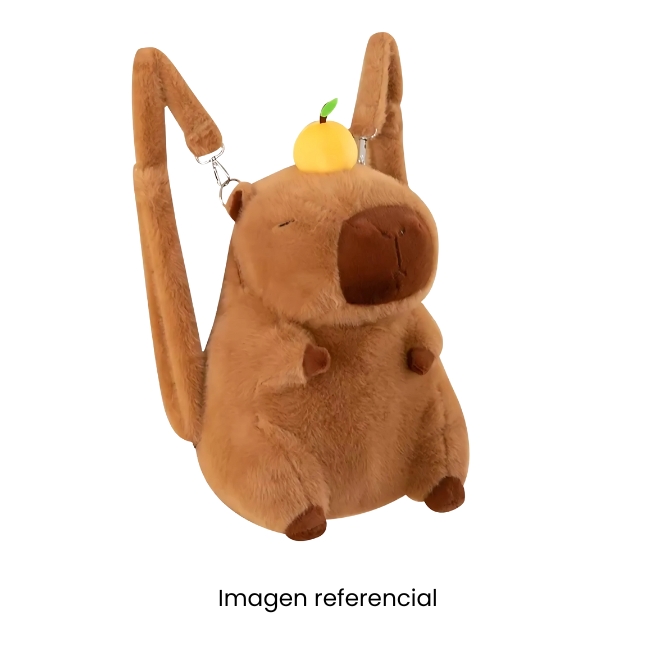 KAWAII MOCHILA PELUCHE CAPIBARA A25