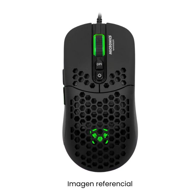 MICRONICS MOUSE GAMER WARRIO MIC GM827 USB RGB 7B 12800DPI 