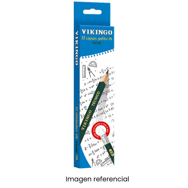 VIKINGO LAPIZ VERDE 2B C/B CJX12