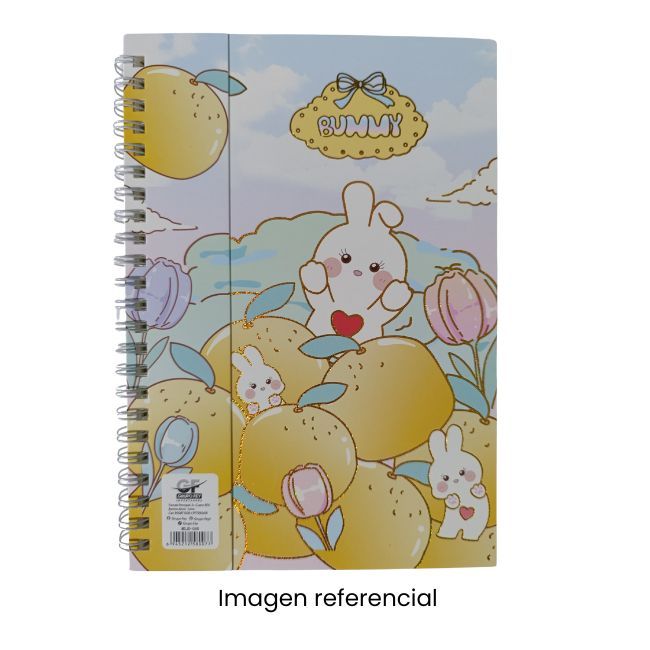 KAWAII CUADERNO ANILLADO A5 BUNNY