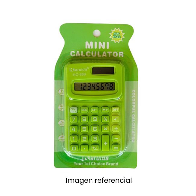 KARUIDA MINI CALCULADORA KC-888 8DIGITOS SOLAR