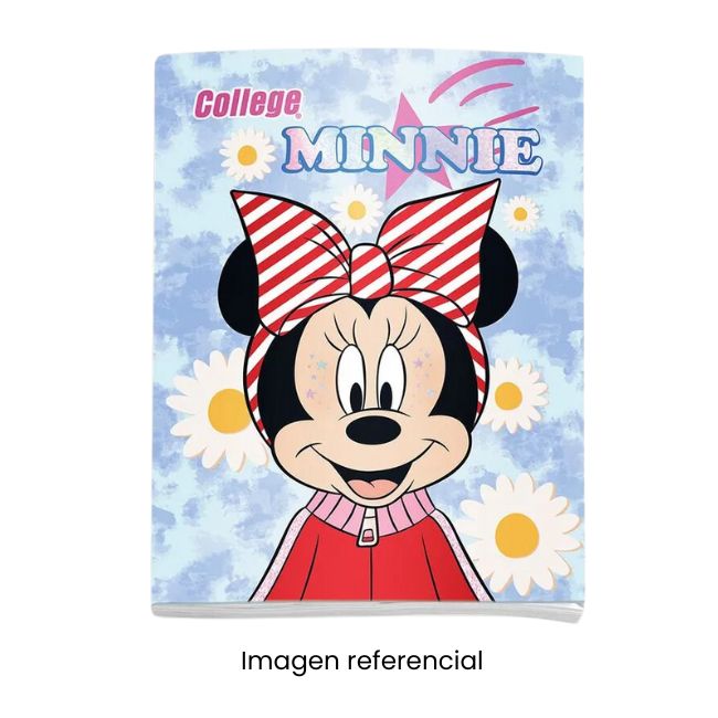 COLLEGE CUADERNO A4 CUADRICULADO DISNEY SURTIDO 80 HOJAS