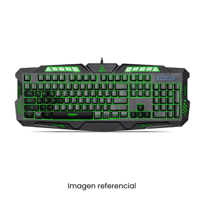 MICRONICS TECLADO GAMER LUMIERE MIC K701 USB LED