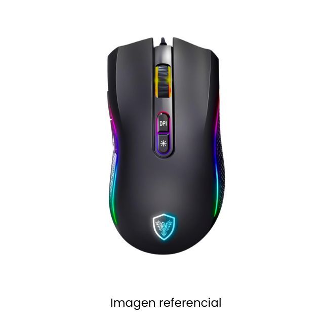 MICRONICS MOUSE GAMER KRIPTON GM800 USB RGB 12800DPI 7 BOTONES