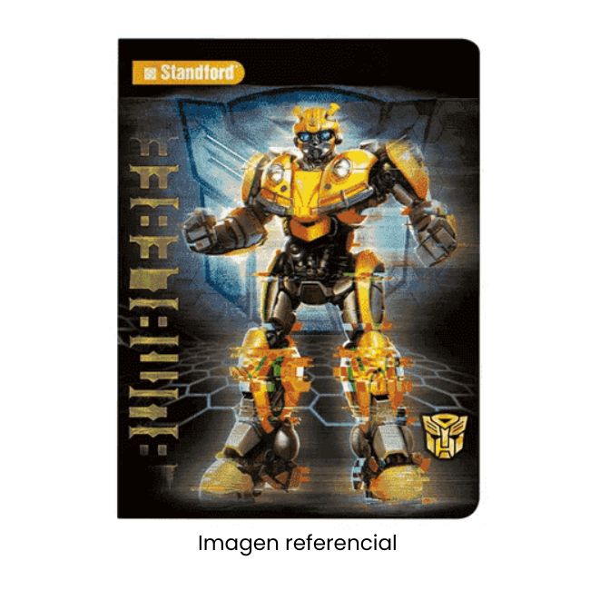 STANDFORD CUADERNO A4 TRIPLE RENGLON TRANSFORMERS ONE C/SOMBRA 80H 