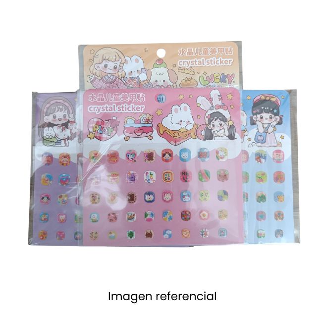 KAWAII STICKERS CRISTALES PARA UÑAS DE NIÑAS 1021366
