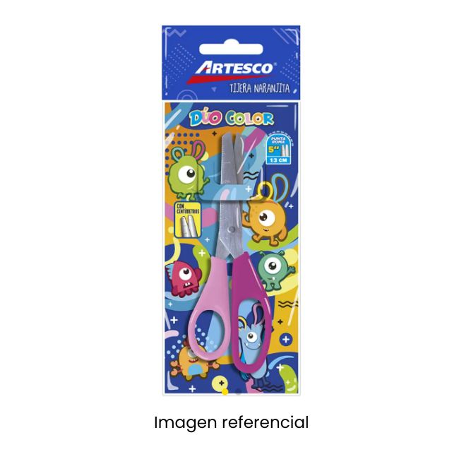 ARTESCO TIJERA 5PLG DUO COLOR