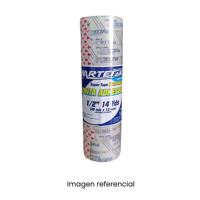 ARTEFAN CINTA ADH 1/2"X14YDS PQTX12