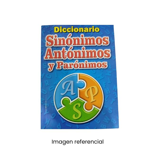 TAI DICCIONARIO SINONIMOS Y ANTONIMOS 12X17CM HOJAS BOND