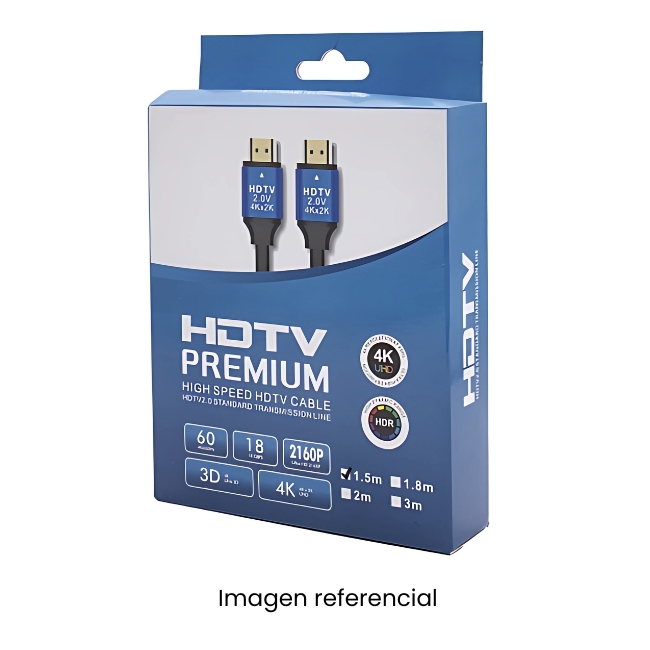 CABLE HDMI 4K HIGH SPEED 1.5MT