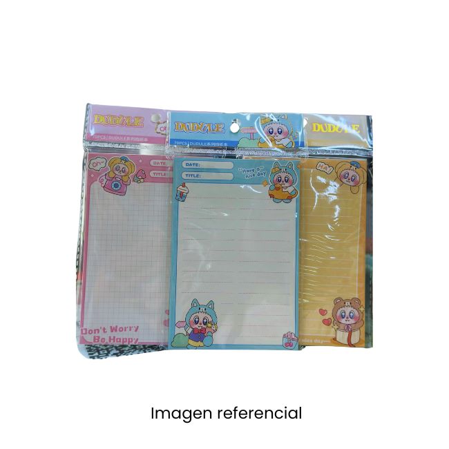 KAWAII BLOCK DE HOJAS A6 DUDDULE 1022807