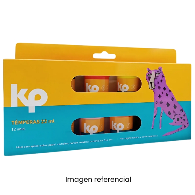 KP TEMPERAS CLASICA 22ML CAJAX12