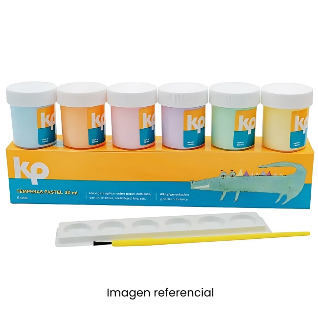 KP TEMPERAS 30ML PASTEL CAJAX06