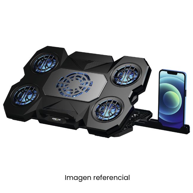 AIRBOOM COOLER LAPTOP SUPREME5 AB034 4FAN7CM+1FAN10CM USB GAMER