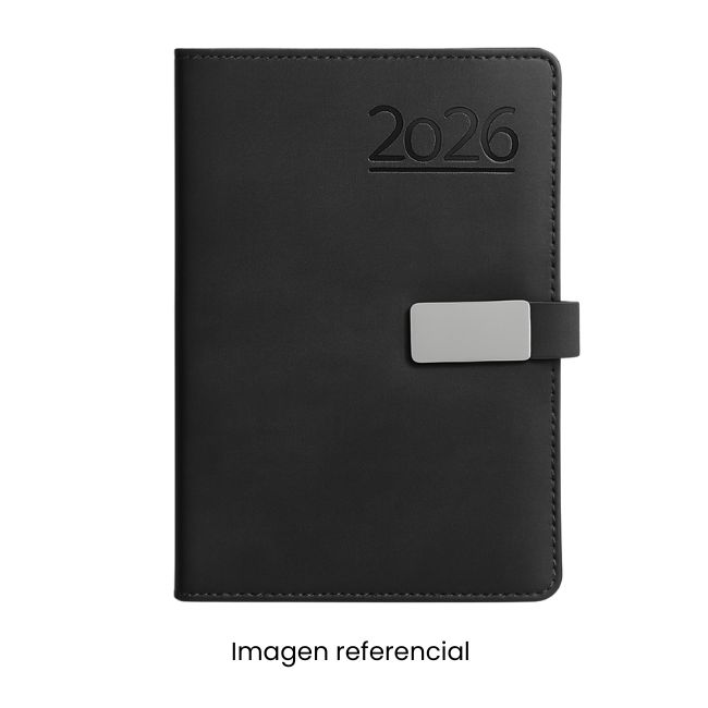 AGENDA DIARIA IMANTADAS FILO DORADO 2026 COLORES VARIADOS
