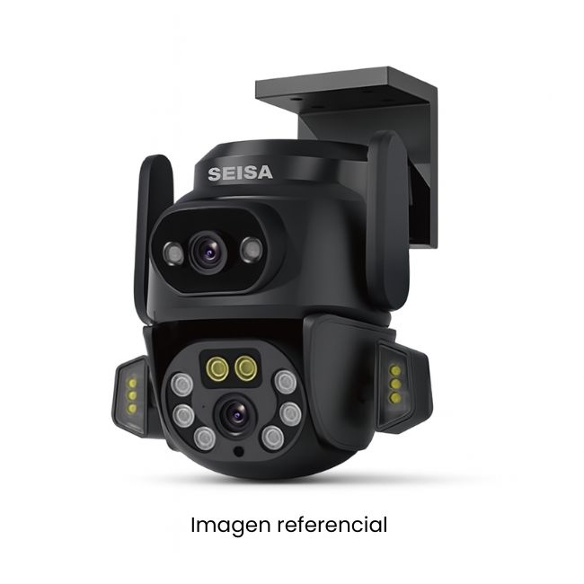SEISA CAMARA WIFI IPC-Q821A EXTERIOR 1080P VISION NOCTURNA COLOR LUZ DUAL MICROFONO APP