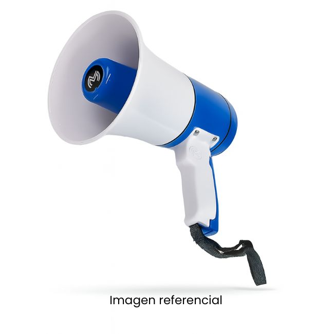 EWTTO MEGAFONO RECARGABLE ET-Y7133 20W GRABACION 300S SIRENA BATERIA LITIO NEGRO