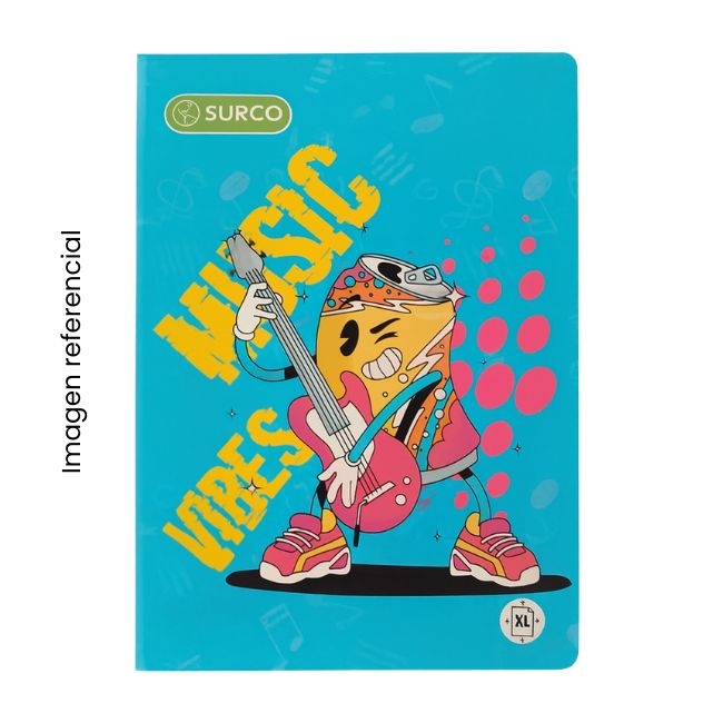 SURCO CUADERNO A4 TRIPLE RENGLON DISEÑO 72H 