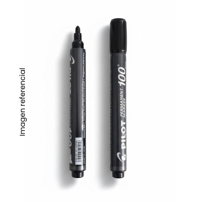 PILOT PLUMON PERMANENTE SCA-100 NEGRO