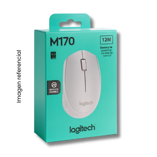 LOGITECH MOUSE INALAMBRICO M170 AMBIDIESTRO 3 BOTONES ROSA