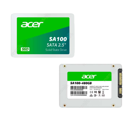 ACER DISCO DURO SSD 480GB SATA 2.5PULG (SATA/6.0)