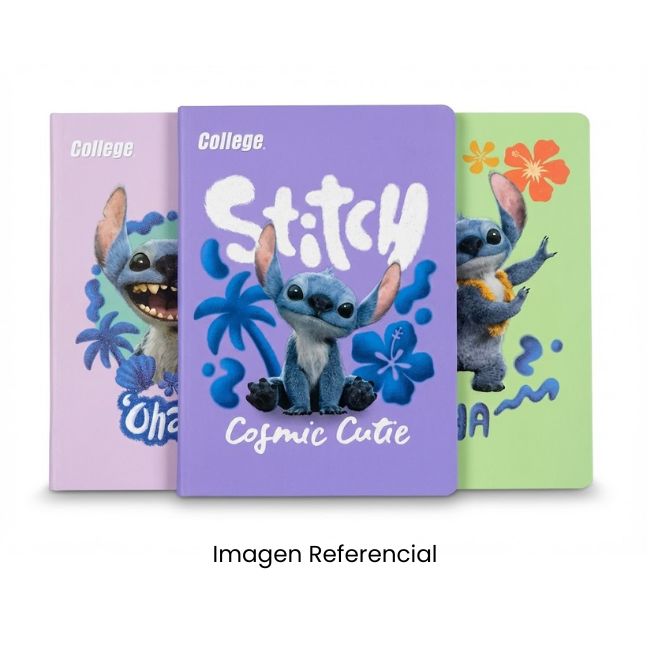 COLLEGE CUADERNO A4 TRIPLE RENGLON DISNEY 80H