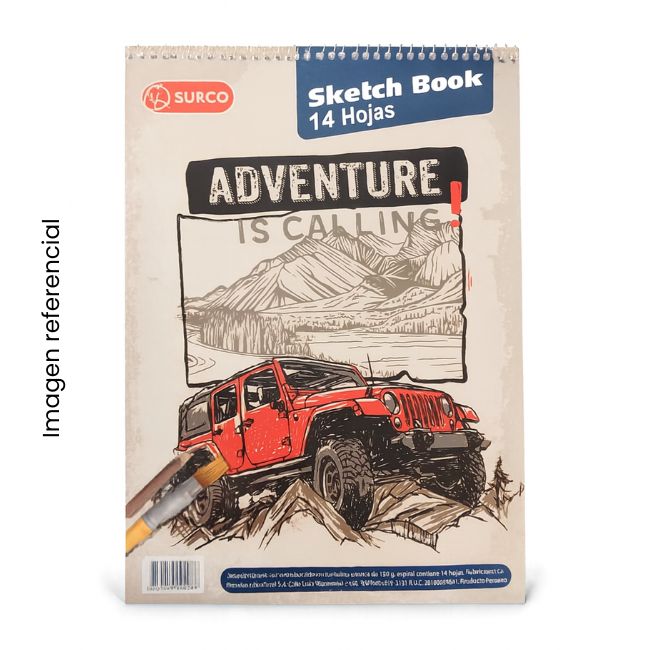 SURCO SKETCH BOOK ANILLADO 14HJ