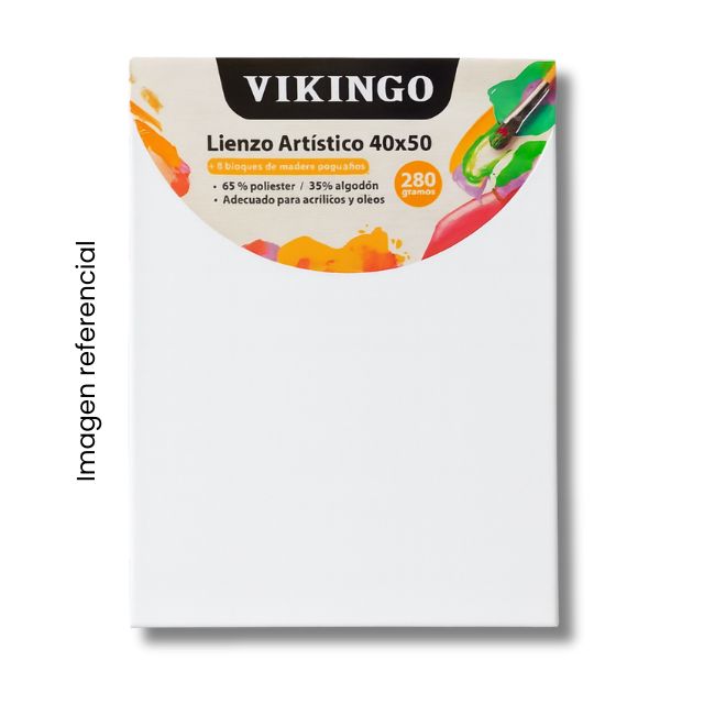 VIKINGO LIENZO BLANCO VK-103 40X50CM