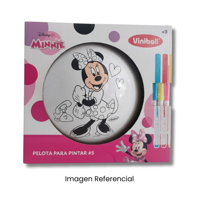 VINIBALL PELOTA PARA PINTAR MINNIE #5