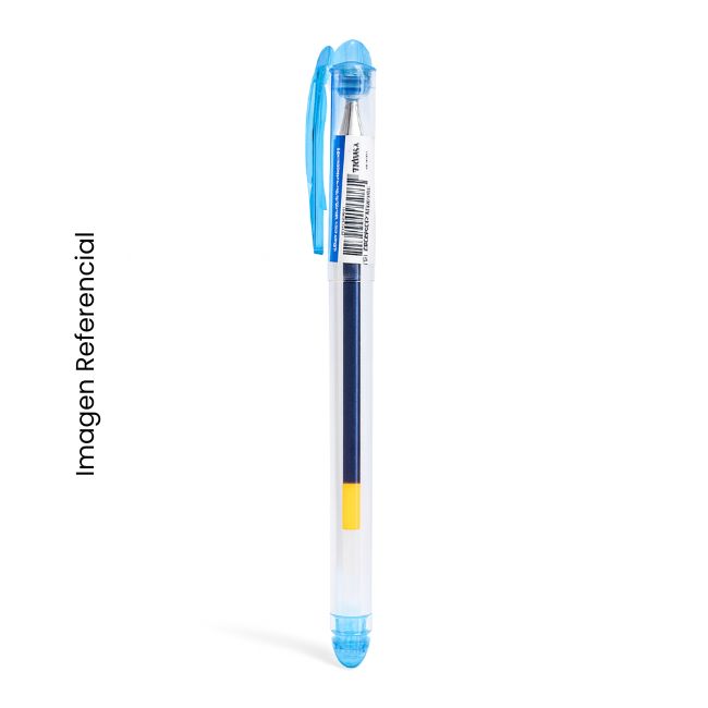 TWINS BOLIGRAFO TINTA GEL ORVIX PUNTA AGUJA 0.5MM AZUL