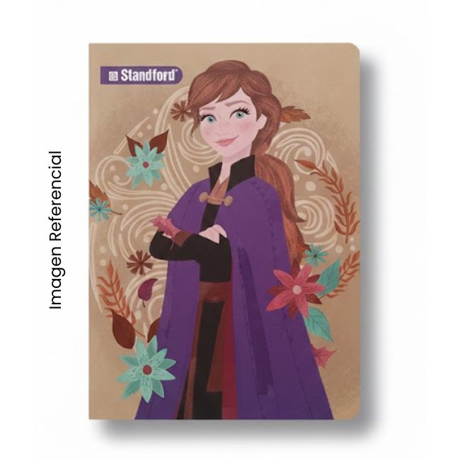 STANDFORD CUADERNO A4 TRIPLE RENGLON C/SOMBRA FROZEN 80 HOJAS A26