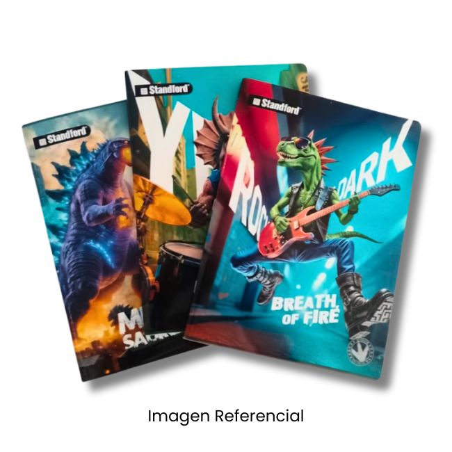 STANDFORD CUADERNO A4 CUADRICULADO SAURUS 80 HOJAS A26