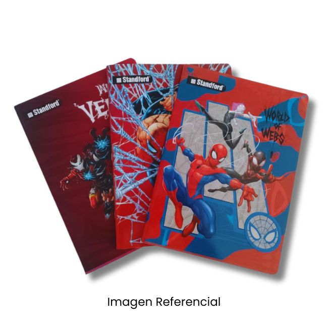 STANDFORD CUADERNO A4 CUADRICULADO SPIDERMAN 80 HOJAS A26