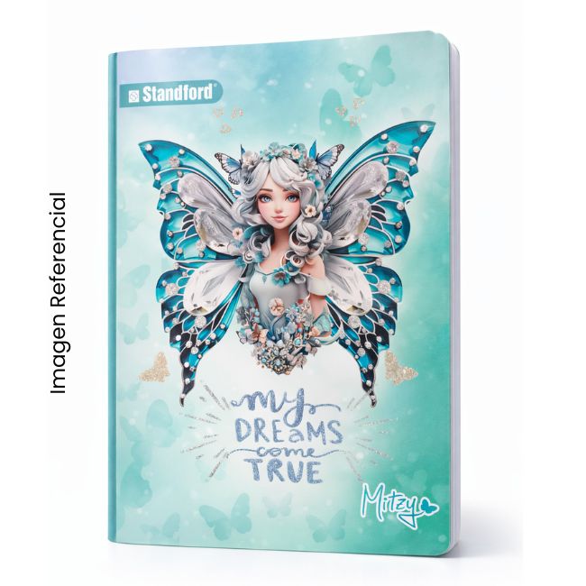 STANDFORD CUADERNO A4 TRIPLE RENGLON C/SOMBRA MITZY 80 HOJAS A26